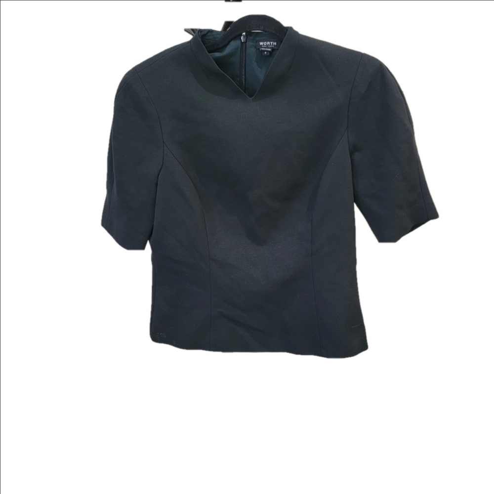 Worth New York Hunter Green Top Size 8